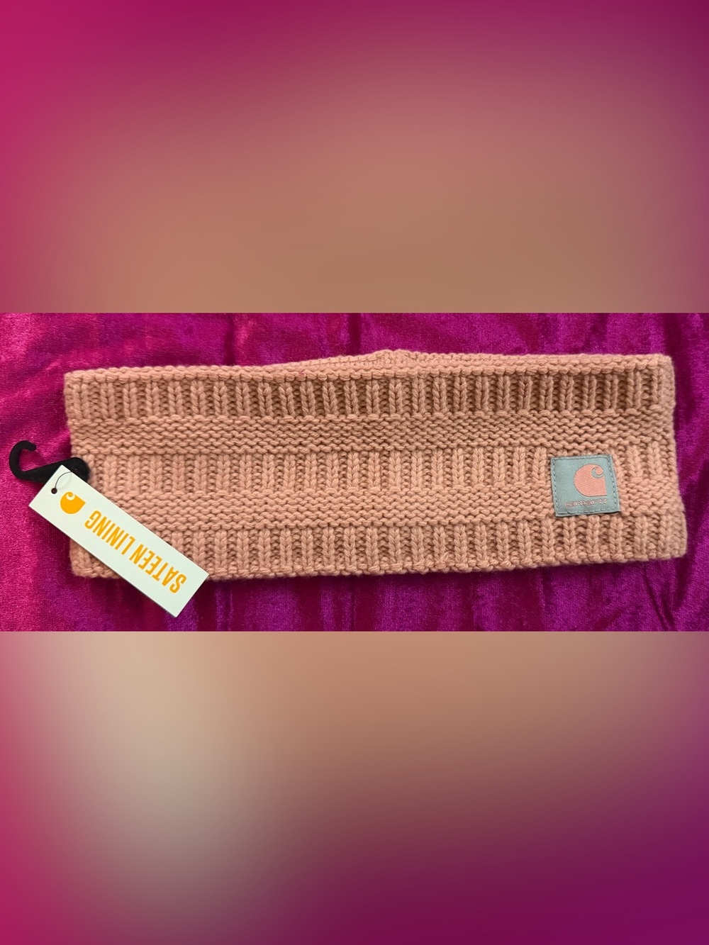 Carhartt Knit Headband in Light Pink/Blush